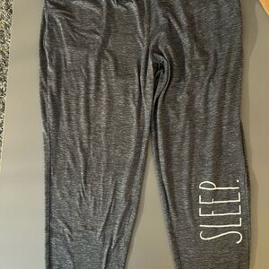 Rae Dunn Women's Gray Sleepwear Pants